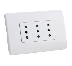 Placa armada toma corriente 3M Génesis Schneider