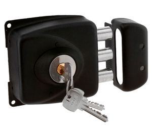 Cerradura sobrepuesta 751 negro