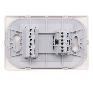 Placa armada interruptor 10A 9/12 + tomacorriente 2P+T Bticino