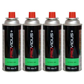 Pack cartucho gas 227 gr 4 unidades Providus.