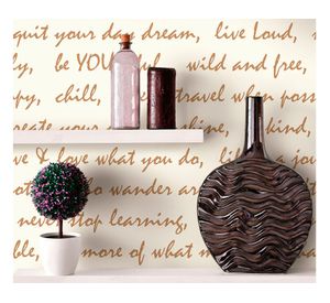 Autoadhesivo 52,1 cm 5,03 m frase doradas RoomMates