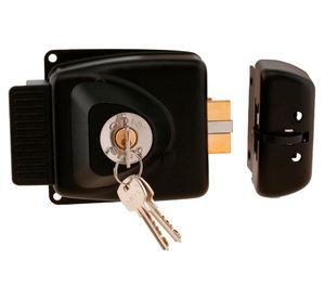 Cerradura sobrepuesta eléctrica 783 negro