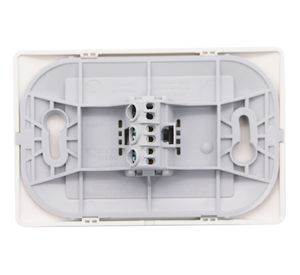 Placa armada interruptor simple 10A 9/24 Luzica blanco Bticino