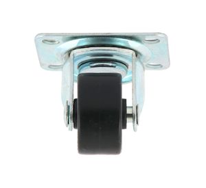 Rueda 25 mm placa cincada Gevemac