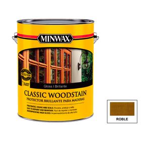 Protector de madera Classic Woodstain roble satín 3.785 lt