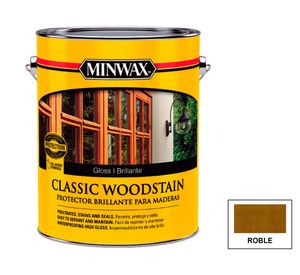 Protector de madera Classic Woodstain roble satín 3.785 lt