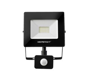 Proyector 30W con sensor luz fría Megabright