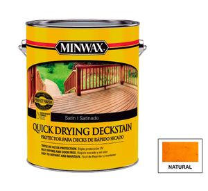 Protector de madera piso Quick Drying Deckstain natural satín 3.785 lt