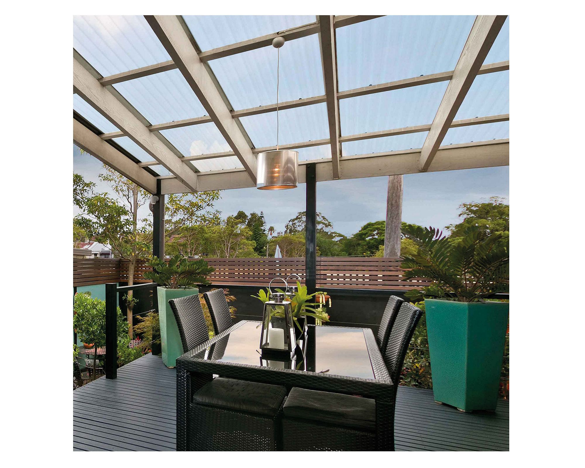 Plancha Policarbonato Greca 0,5x810x3000 mm Transparente Femoglas