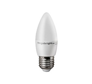 Ampolleta LED 5W C37 vela Megabright