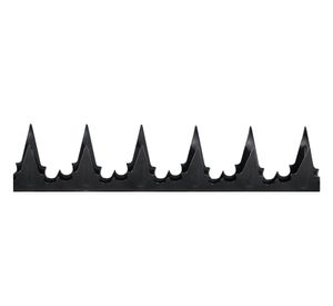 Defensa muro 125° 1 m pino doble negro Lioi