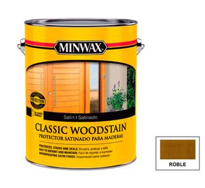 Protector de madera 1 galón Classic woodstain roble satín Minwax