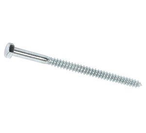 Tirafondo cabeza hexagonal 5/16x5'' zincado 4 unidades Arnik