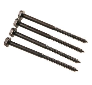 Tirafondo cabeza hexagonal 1/4x4'' 4 unidades Arnik