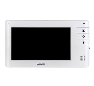 Kit videoportero 4 hilos plomo/ blanco Kocom