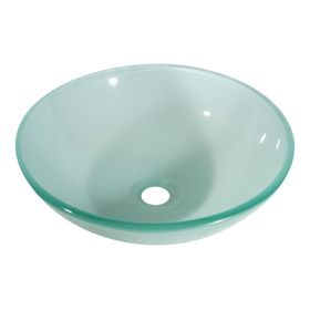 Lavamanos sobreponer 42 cm vidrio Vessanti