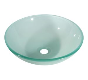 Lavamanos sobreponer 42 cm vidrio Vessanti