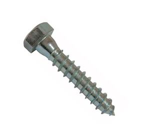 Tirafondo cabeza hexagonal 1/4x5'' zincado 20 unidades Mamut