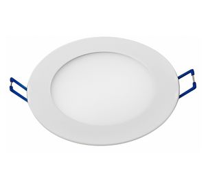 Foco embutido redondo led 6W 11.5 cm luz cálida blanco