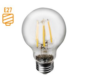 Ampolleta filamento LED 7W E27 A60 Megabright