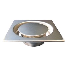 Drenaje ducha 11,5x11,5 cm inox Flustem