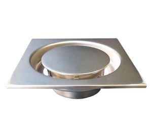 Drenaje ducha 11,5x11,5 cm inox Flustem