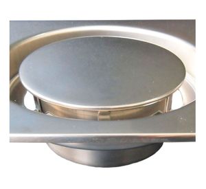 Drenaje ducha 11,5x11,5 cm inox Flustem