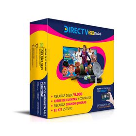 Kit HD prepago libre contrato DirecTV