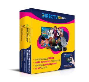 Kit HD prepago libre contrato DirecTV
