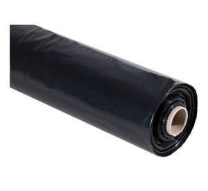 Rollo polietileno 4x10 m (40 m2) negro estandard