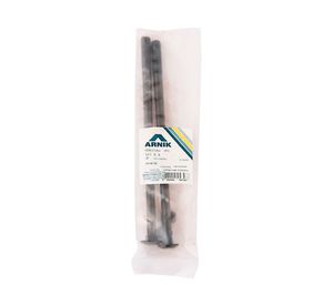 Perno coche con tuerca 3/8x8'' pavonado 2 unidades Arnik