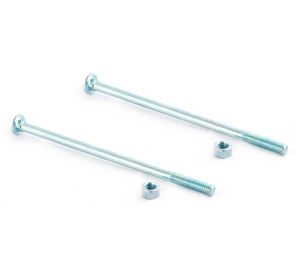 Perno coche con tuerca 3/8x8'' zincado 2 unidades Arnik