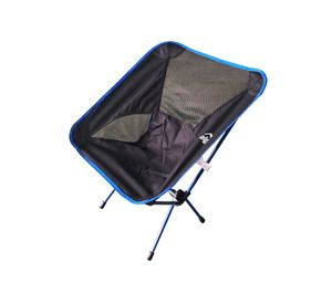 Silla camping con apoyabrazos negro Alpes