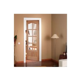 Puerta Pino Radiata Caburga 70x200 cm 8 Vidrios Moldupanel