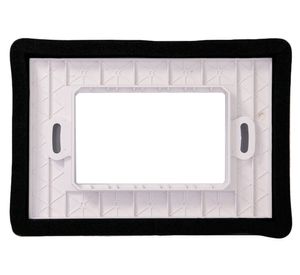 Placa exterior 3 módulos Orión blanco Schneider