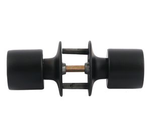 Cerradura pomo dormitorio/baño 4044+BN negro Scanavini