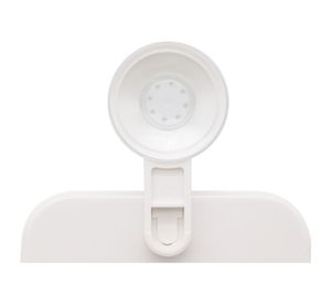 Espejo con succión blanco 13.5 cm