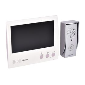 Kit videoportero 7'' 4 hilos blanco Bticino