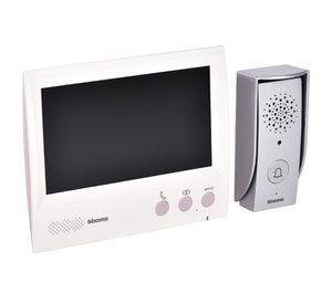 Kit videoportero 7'' 4 hilos blanco Bticino