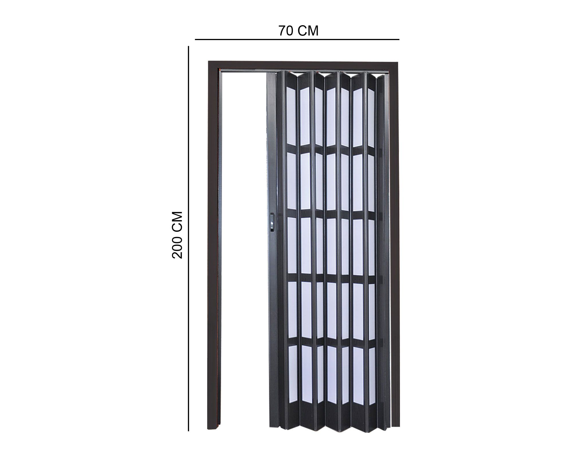 Puerta Plegable PVC 70x200 cm Wengue Baldara
