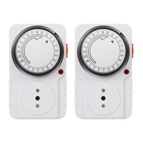 Temporizador 24 horas 2300W 2 unidades Nex