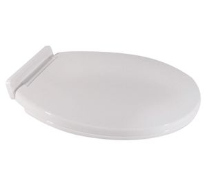 Asiento WC cierre suave elongado blanco Vessanti