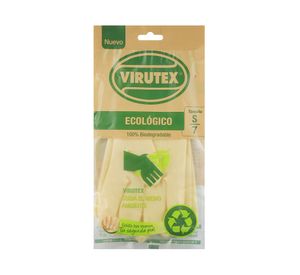 Guante talla S Ecológico marfil Virutex