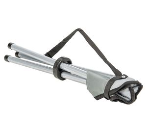 Silla plegable trípode gris