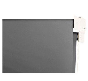 Cortina roller doble blackout 180x250 cm liso gris Cotidiana