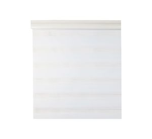 Cortina roller blackout zebra 100x165 cm blanco Cotidiana