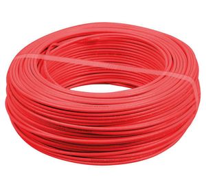 Cable EVA plus 2,5 mm 100 m H07Z1-U rojo Cocesa.