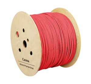 Cable EVA plus 2,5 mm 1 m H07Z1-U rojo Cocesa.