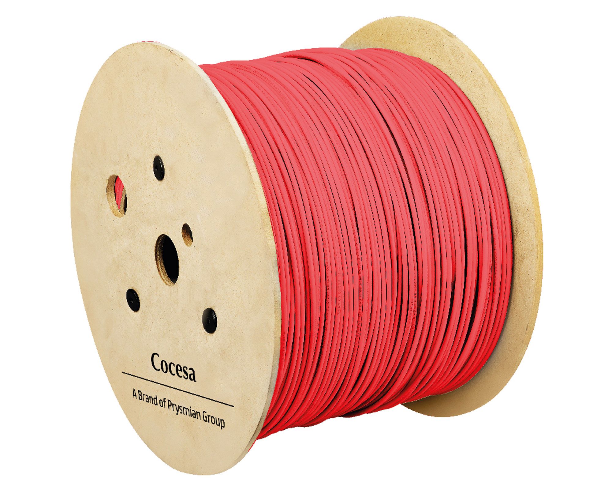 Cable EVA plus 2,5 mm 1 m H07Z1-U rojo Cocesa.