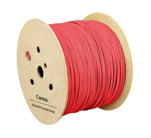 Cable EVA plus 1,5 mm 1 m H07Z1-U rojo Cocesa.